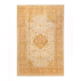 Classic One-of-a-Kind 6' 1" X 9' 1" Hand Knotted Area Rug