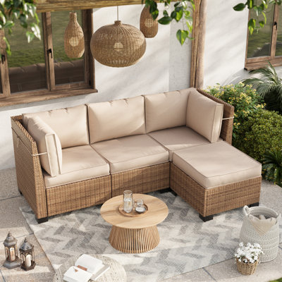 9-Piece Outdoor Chair Cushions Set, Patio Furniture Cushions Replacement with Foam Seat Cushions, Non-Slip Outdoor Seat Cushions for Patio Furniture & Outdoor Couch.