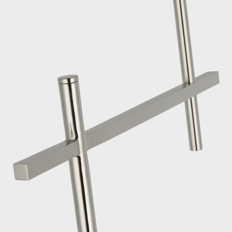 Hackney Cordless Floor Lamp by J. Randall Powers, Polished Nickel