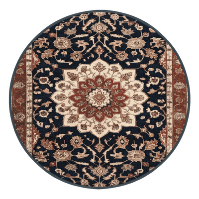 Machine Washable Persian Brown Area Rug