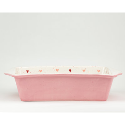 10 Strawberry Street Hearts Rectangle Baker