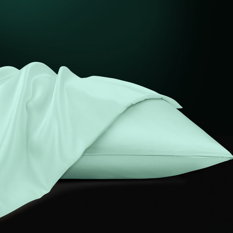  Housse de coussin en microfibre, Grand, Cyan