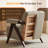 27.6" Wide Bouclé Upholstered Accent Chair With Solid Wood Legs, Mid-Century Modern Armchair-525496522