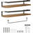 2 Piece Bracket Shelf with Towel Bar