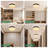12in Round LED Lights Fixtures 5CCT 3000K-6500K Dimmable Flush Mount Ceiling Light Fixture-124965822-124965819