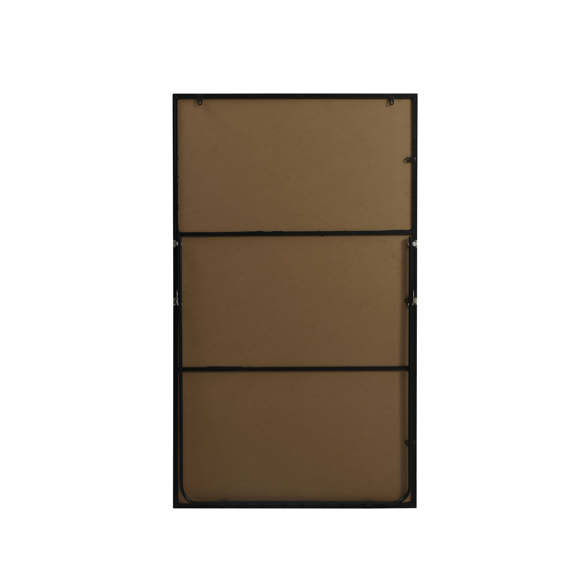 Sabine Metal Rectangle Floor Mirror, 60" x 36", Black