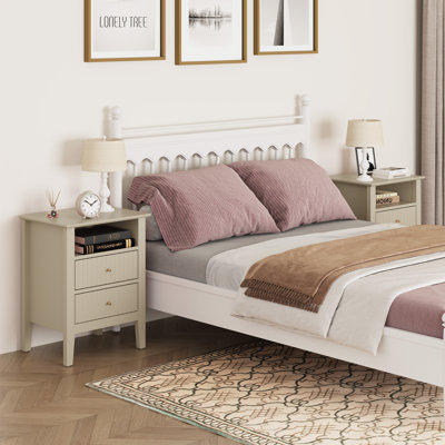 Philomena 2 Drawer Nightstand