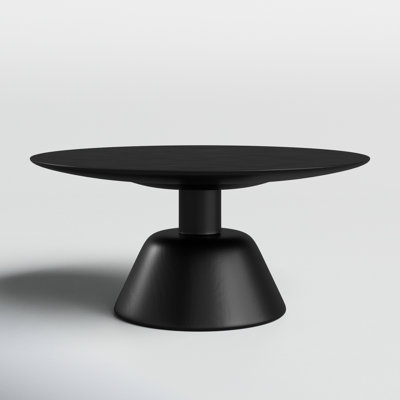 James Solid Wood Pedestal 1 Coffee Table by AllModern