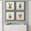 Boho Cacti I - Ensemble de 4 reproductions de cadres photo sur toile-1248026987-1247815161-1247815165
