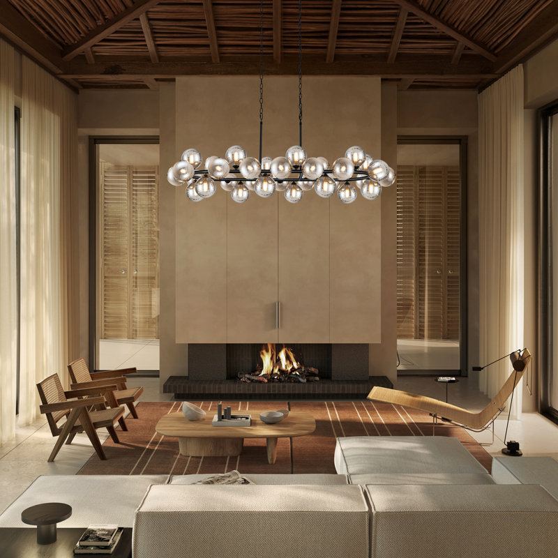 Lustre moderne 32 lumières Spoutnik
