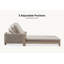  Chaise longue d'extérieur avec coussin 2 personnes-2053687778