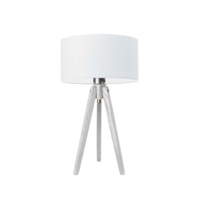 Balinas Solid Wood Tripod Lamp
