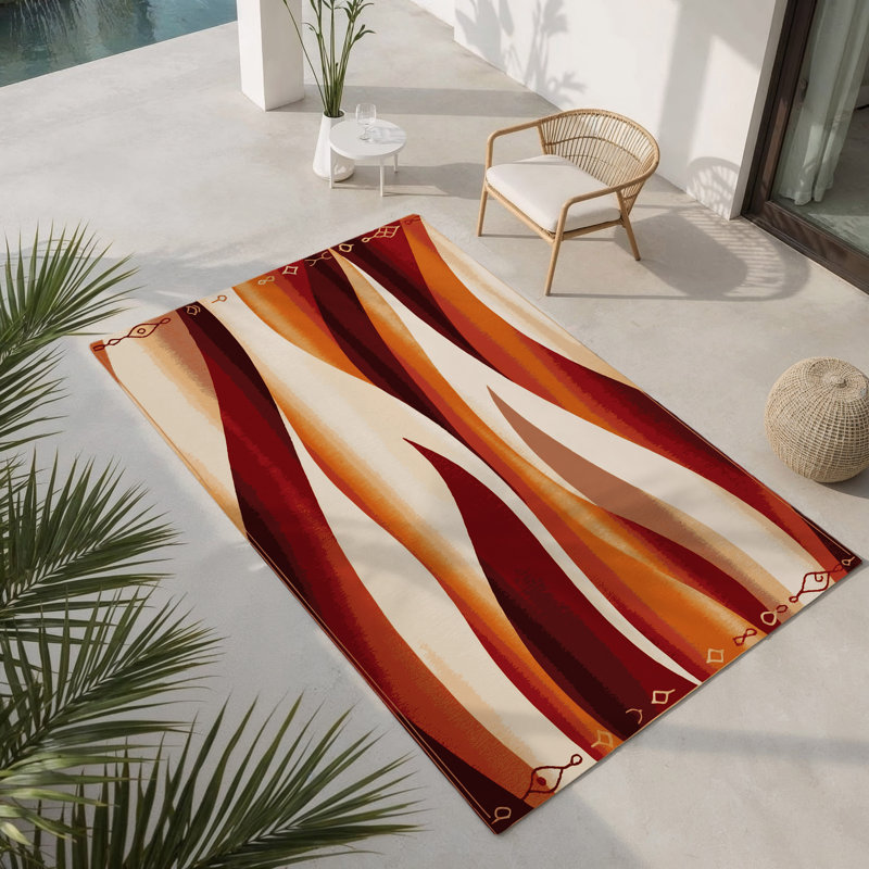Tapis intérieur et extérieur Auburn Edge, Rectangle 1 pi 6 po x 2 pi 6 po