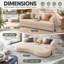 Upholstered 69.3 " Chenille Sofa Reclining-761506930