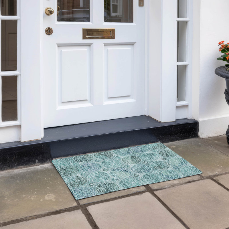  Paillasson intérieur antidérapant Neysa, Rectangle 1 pi 8 po x 2 pi 6 po