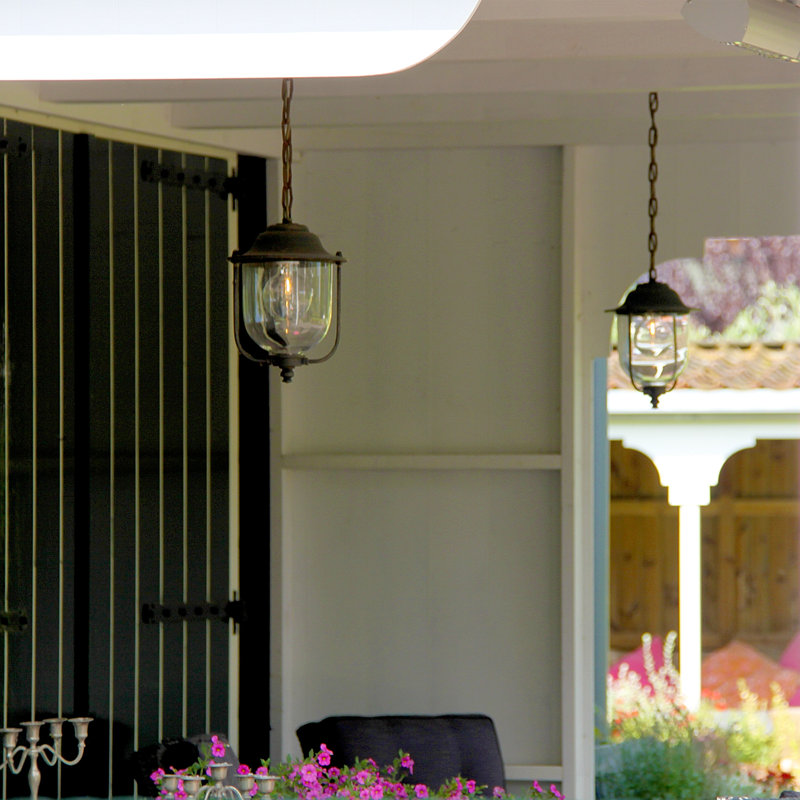 1 - Light Brass Lantern Pendant