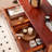 Classical rattan woven solid wood shoe cabinet 12 Pair Solid Wood Shoe Storage Cabinet