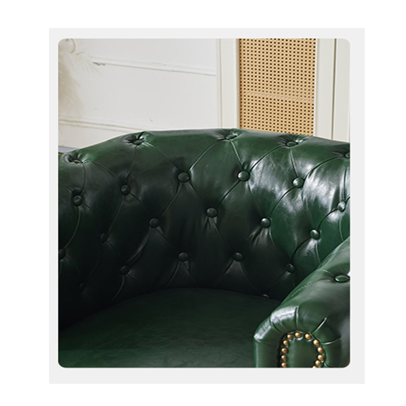 Surles, Atrovirens Faux Leather