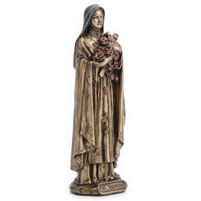 3.46 Religious Statue Bronze Poly Resin