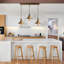 Gantz 3 - Light Yellow Brass Kitchen Island Pendant-1488082979