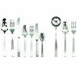 Sole 45 - Piece Stainless Steel Flatware Set - Service for 6
