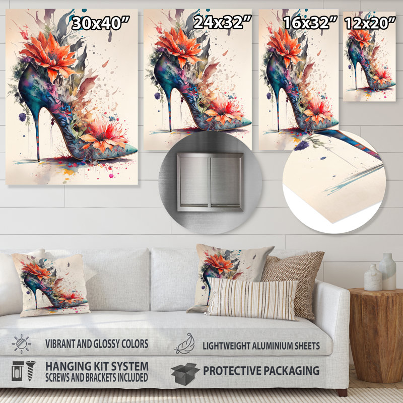 - Décoration murale en métal tendance, H 20 po x l 12 po x P 1 po