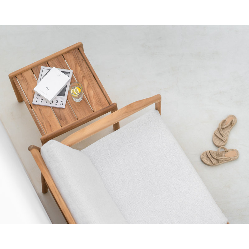 Jack Outdoor Teak Side Table