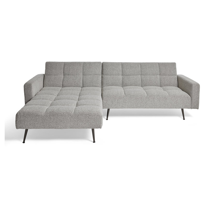 Canapé modulaire Emerie Posh, Salt Peppa Boucle, Noir