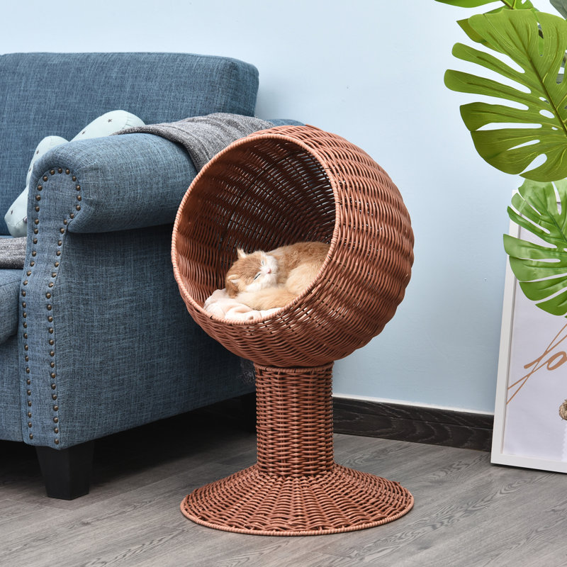 Fauteuil-lit rotatif avec coussin épais et coussin épais