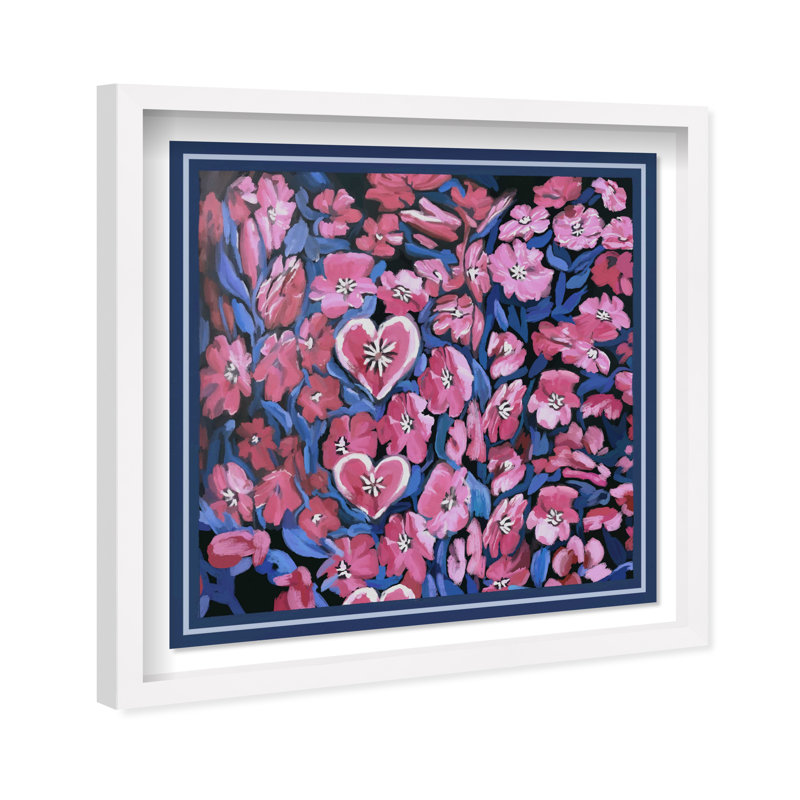 Yours Forever Print by Oliver Gal, 13.5"H x 13.5"W, White Shadowbox