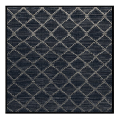 Machine Washable Trellis Gray Area Rug