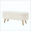 Banc de rangement avec repose-pieds ovale Luxury-1286283309