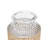 Round Glass Jar Vase with Decorative Cane Sleeve-477955905-478019025