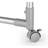 Savanah 34.75'' Metal Clothing Rack