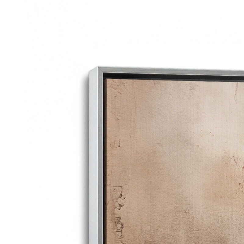 «Russet Mist D dépliant», reproduction sur toile dans un cadre en chrome poli, H 12,75 po x l 12,75 po x P 1,75 po