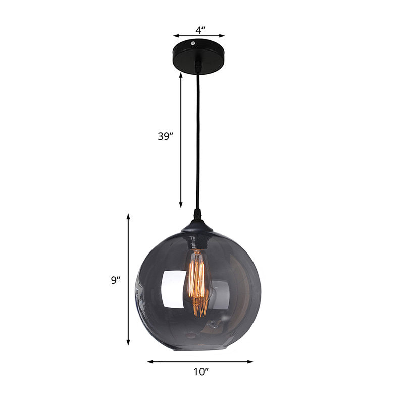 Jakisha 1 - Light Black Pendant