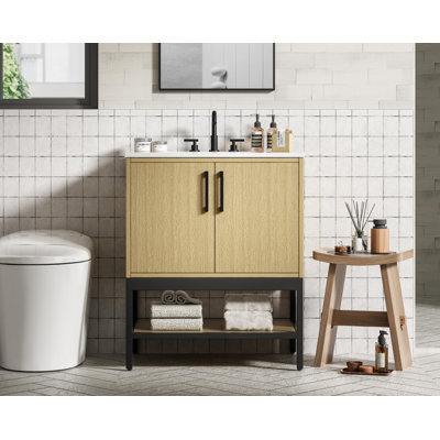 Meuble-lavabo simple 30 po