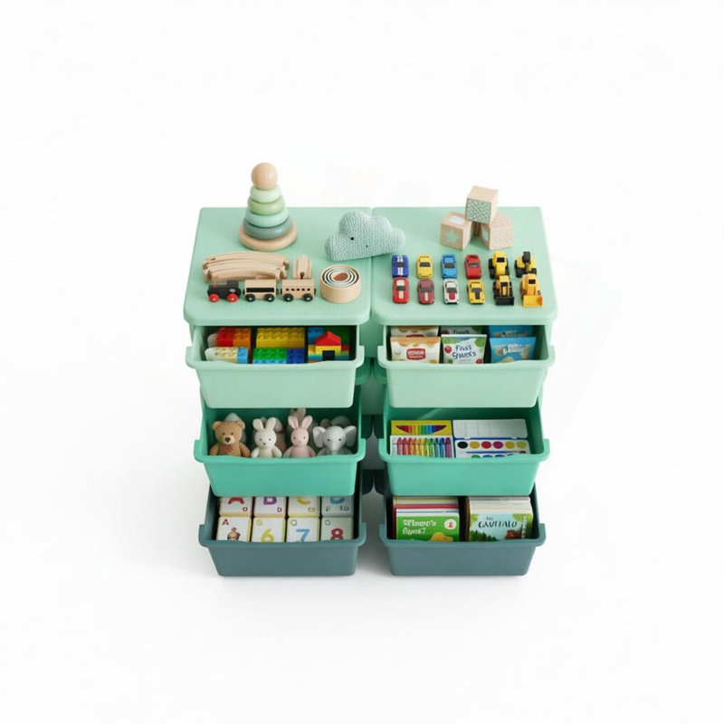 Tiroir vertical peu encombrant, range-jouets à niveaux, tiroirs de rangement, tour de rangement