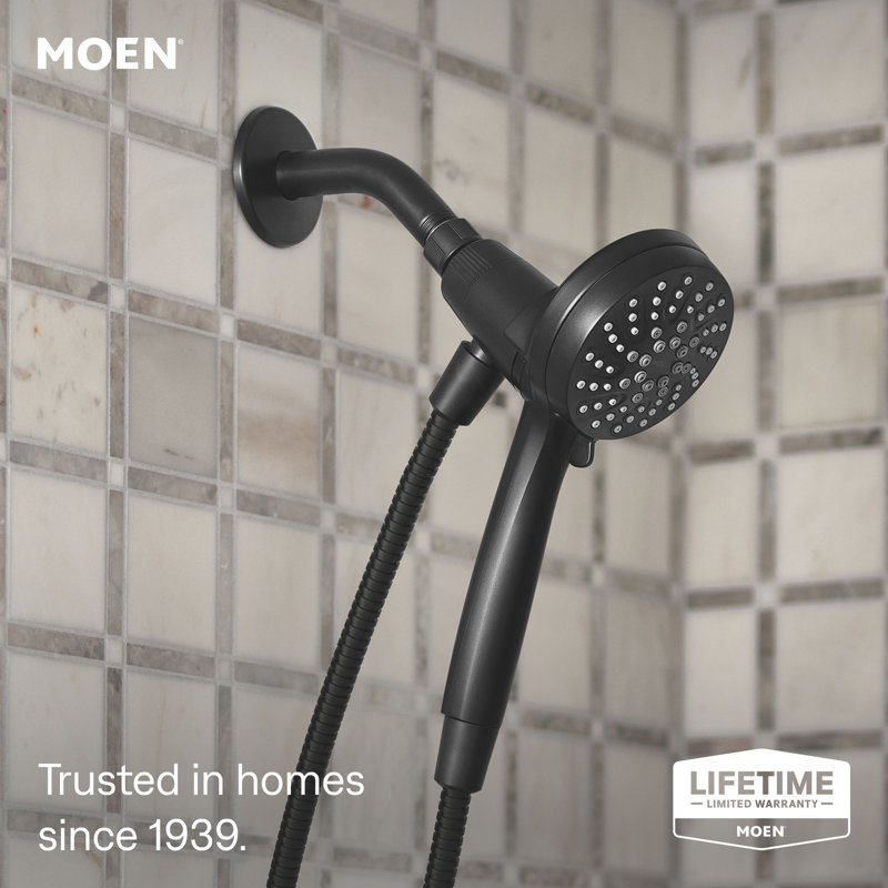 Engage Multi Function Handheld Shower Head, Matte Black