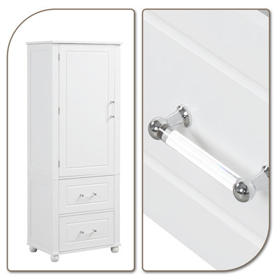 Demy Freestanding Linen Cabinet
