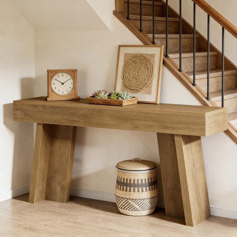 Country-Style Entryway Table, Console Table, Foyer Table