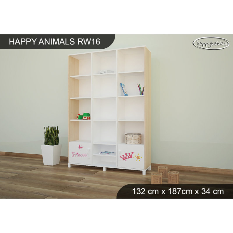 187cm H X 132cm W Kids Bookcase, Light Pear