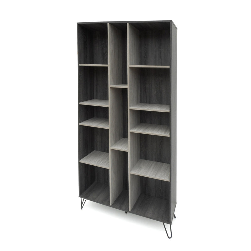 Multi Function Cabinet Book Shelves Wood Bookcase Office Bookshelf Open Bookshelf