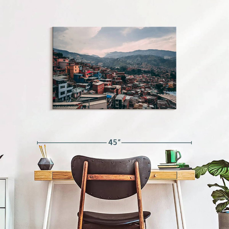 Nicci Medellin Houses, 24" H x 36" W