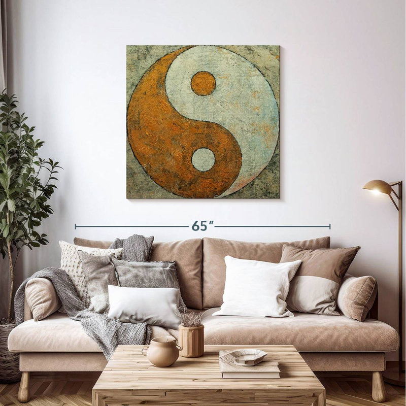 Kerrick Gold Yin Yang, 39" H x 39" W