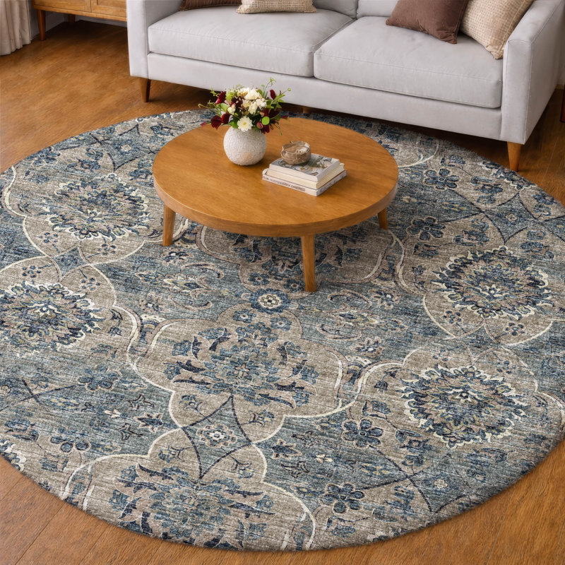 Tapis à poils longs lavable à la machine de qualité supérieure ADS95, Rivière, 3 pi x 5 pi