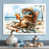 White Single Picture Framed Canvas