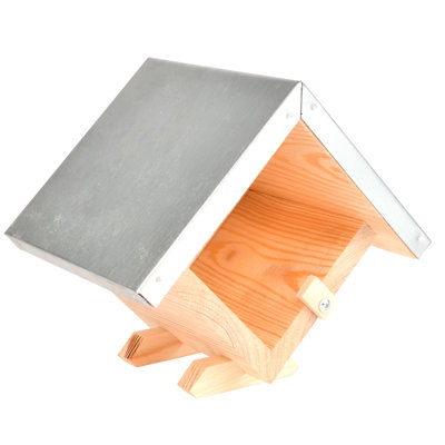 Edler Wood Hanging Hopper Bird Feeder