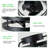 12 In. Black Low Profile Colour Changing Led Flush Mount With Remote And App Smart Control Indoor Ceiling Fan With Dimmable Lighting