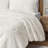 Ivory Plush Bedding Sets, Polyester Comforter Set, Elegant Faux Fur Design For Home